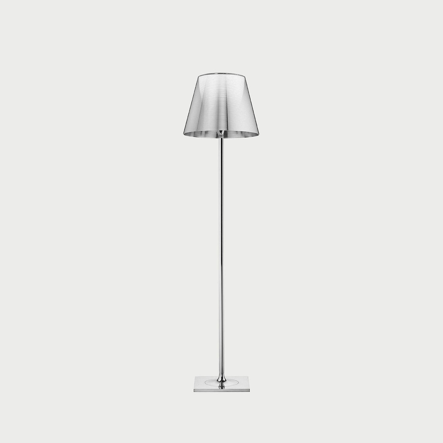 KTRIBE FLOOR 2 ALUMINIZED SILVER Aluminized Silver Floor Lamp