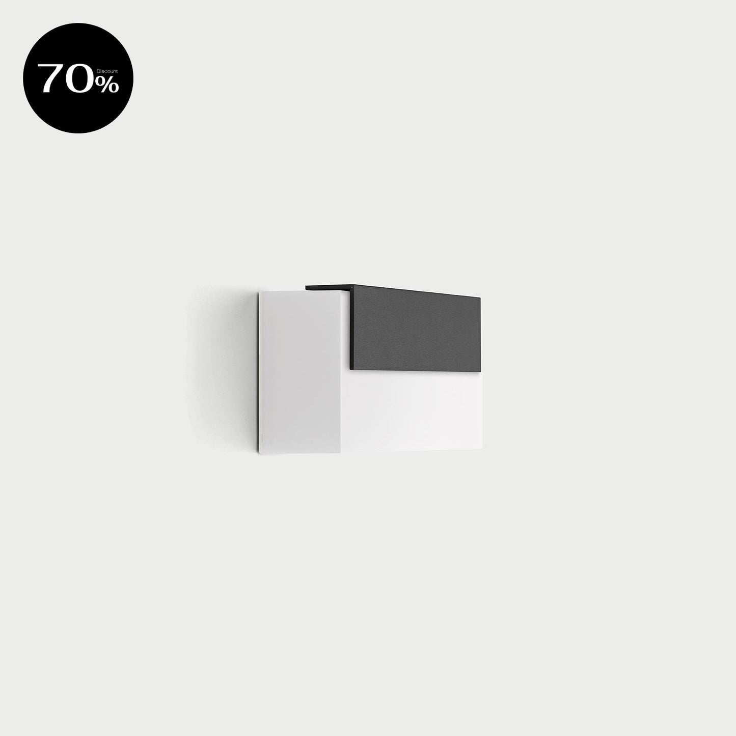 ART 100 TOP Black Exterior Wall Lamp