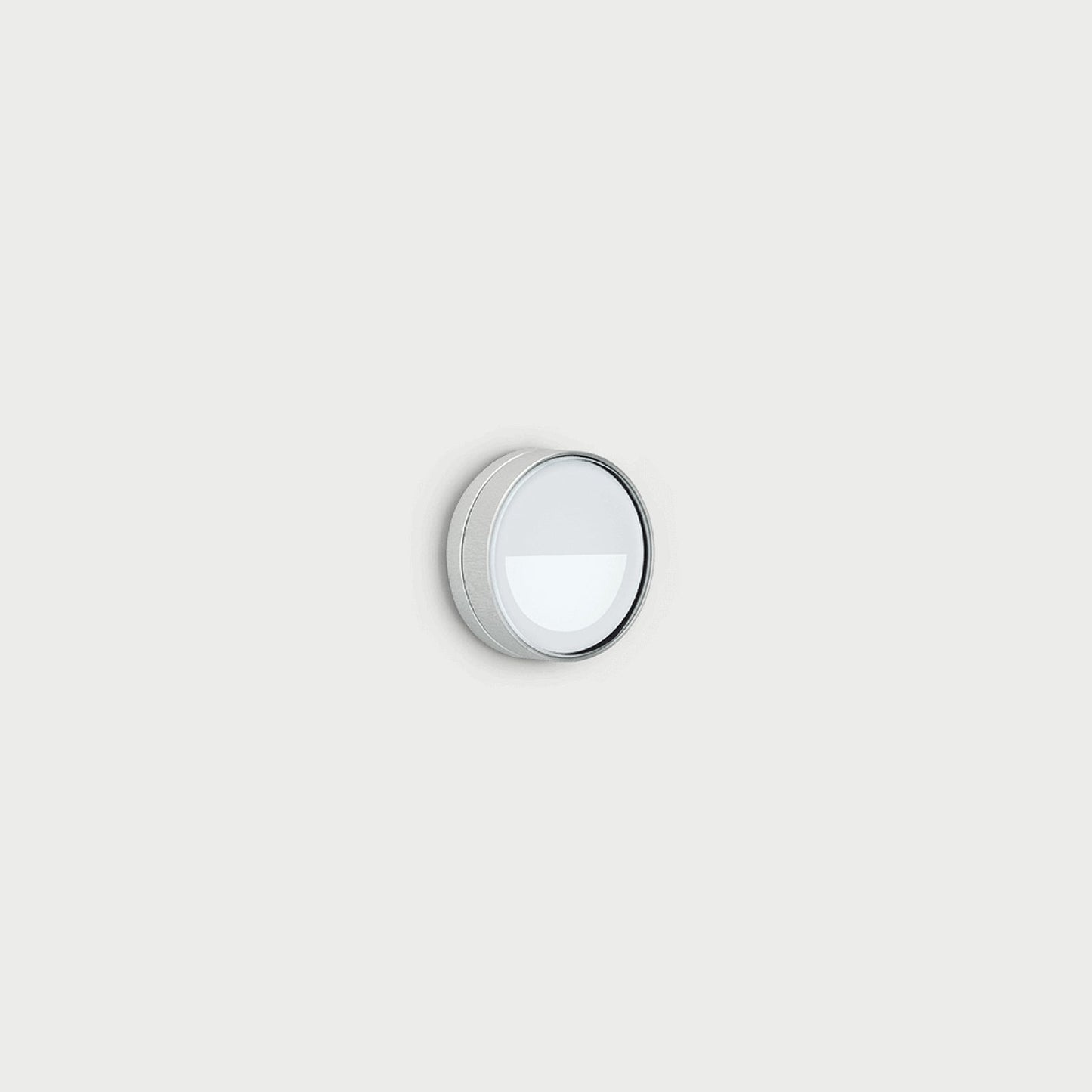 AGO TOP ASIMMETRICO Grey Anodized Aluminium Exterior Wall Lamp