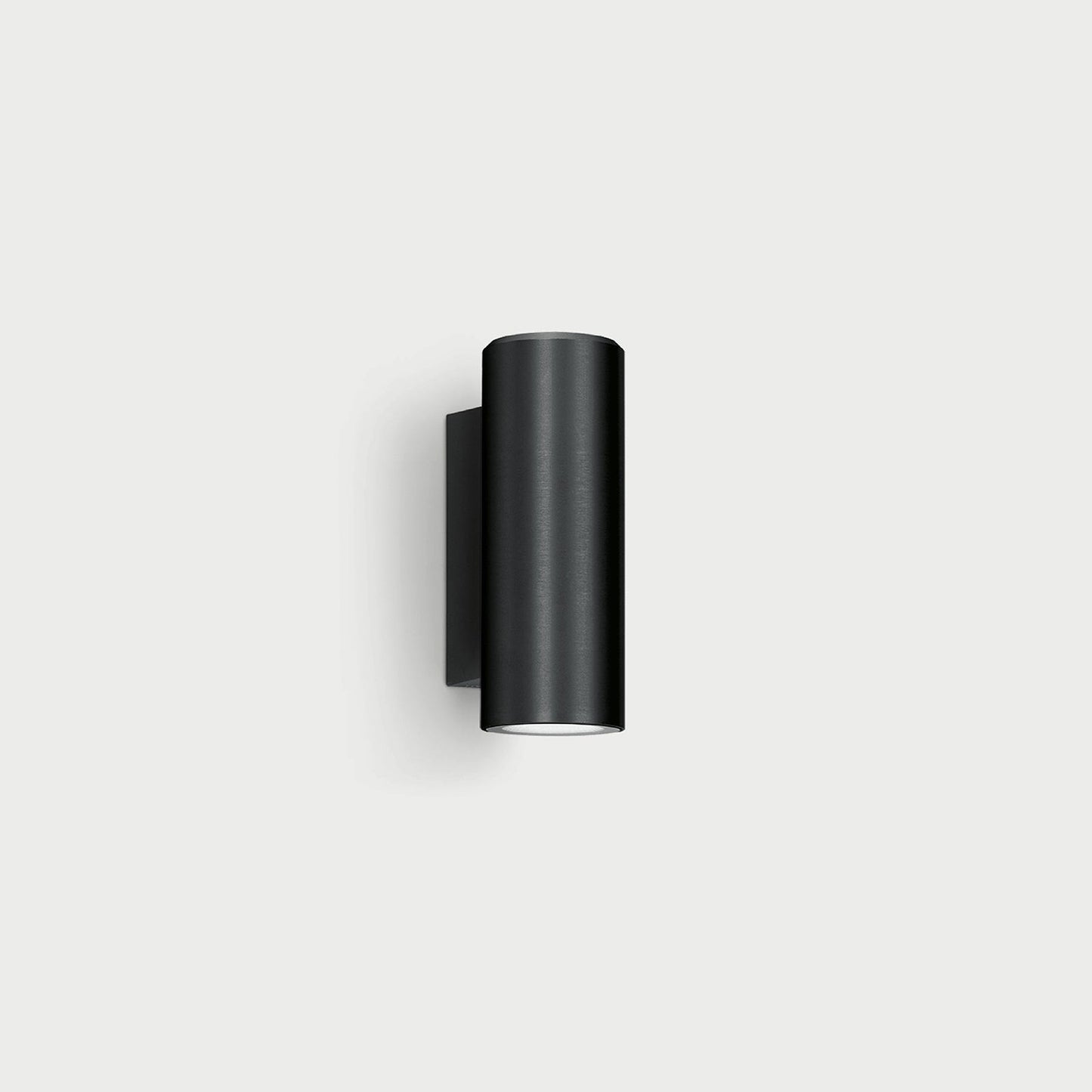 AGO APPLIQUE Black Anodized Aluminium Exterior Wall Lamp