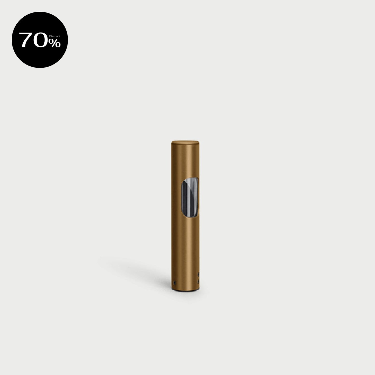 AGO BOLLARD H300 1L Brown Anodized Aluminium Exterior Bollard Lamp