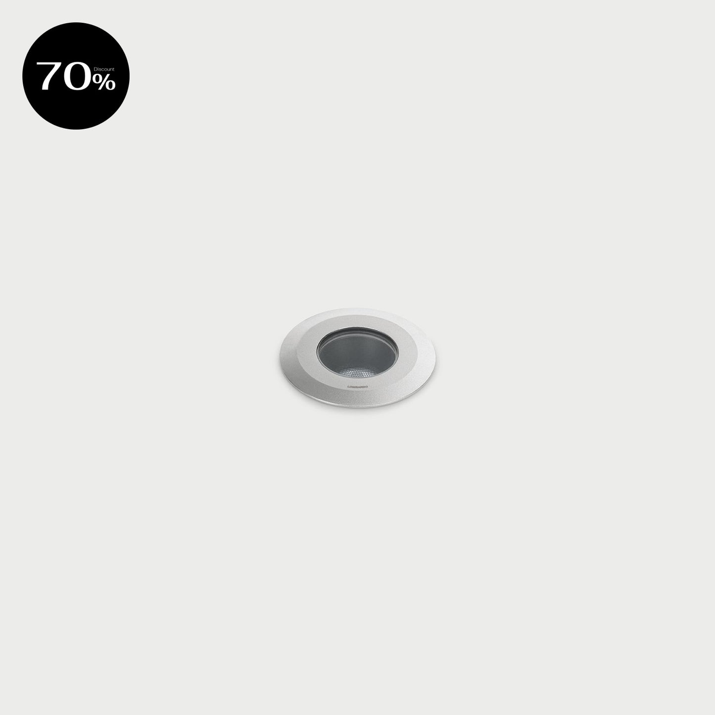 INC 50 Satin Grey Exterior Ground recess Lamp