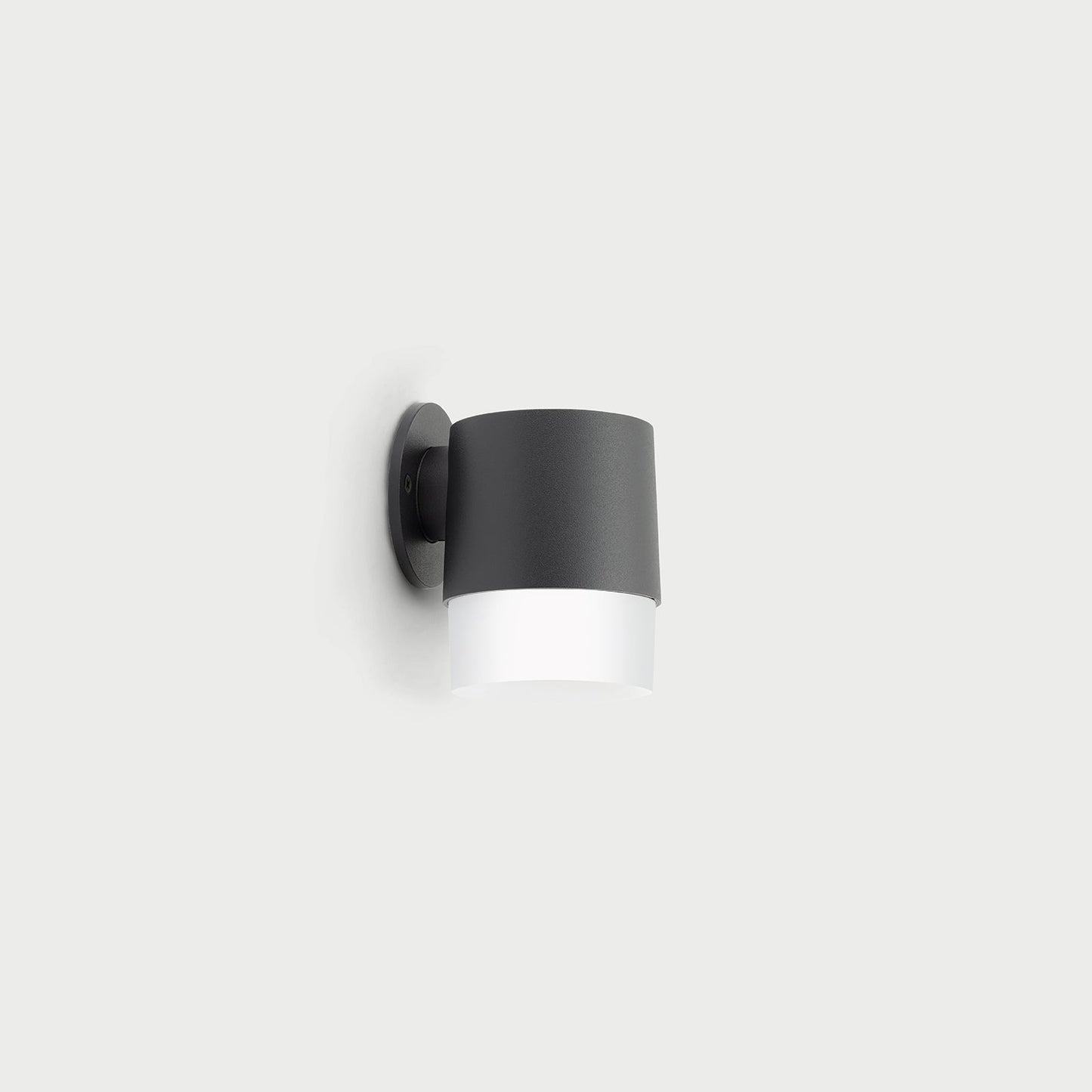 CLIC UP WALL Dark Grey RAL 7021 Exterior Wall Lamp