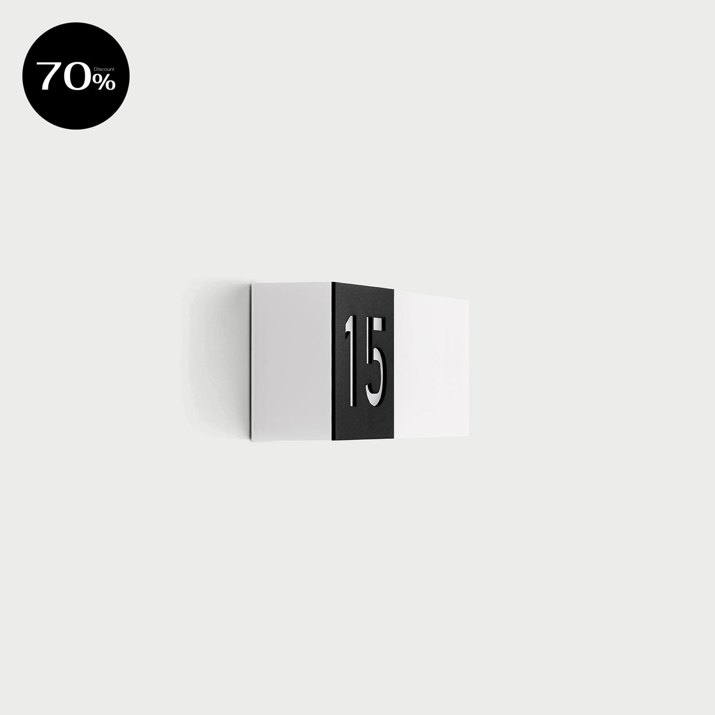 ART 100 CODE Black Exterior Wall Lamp