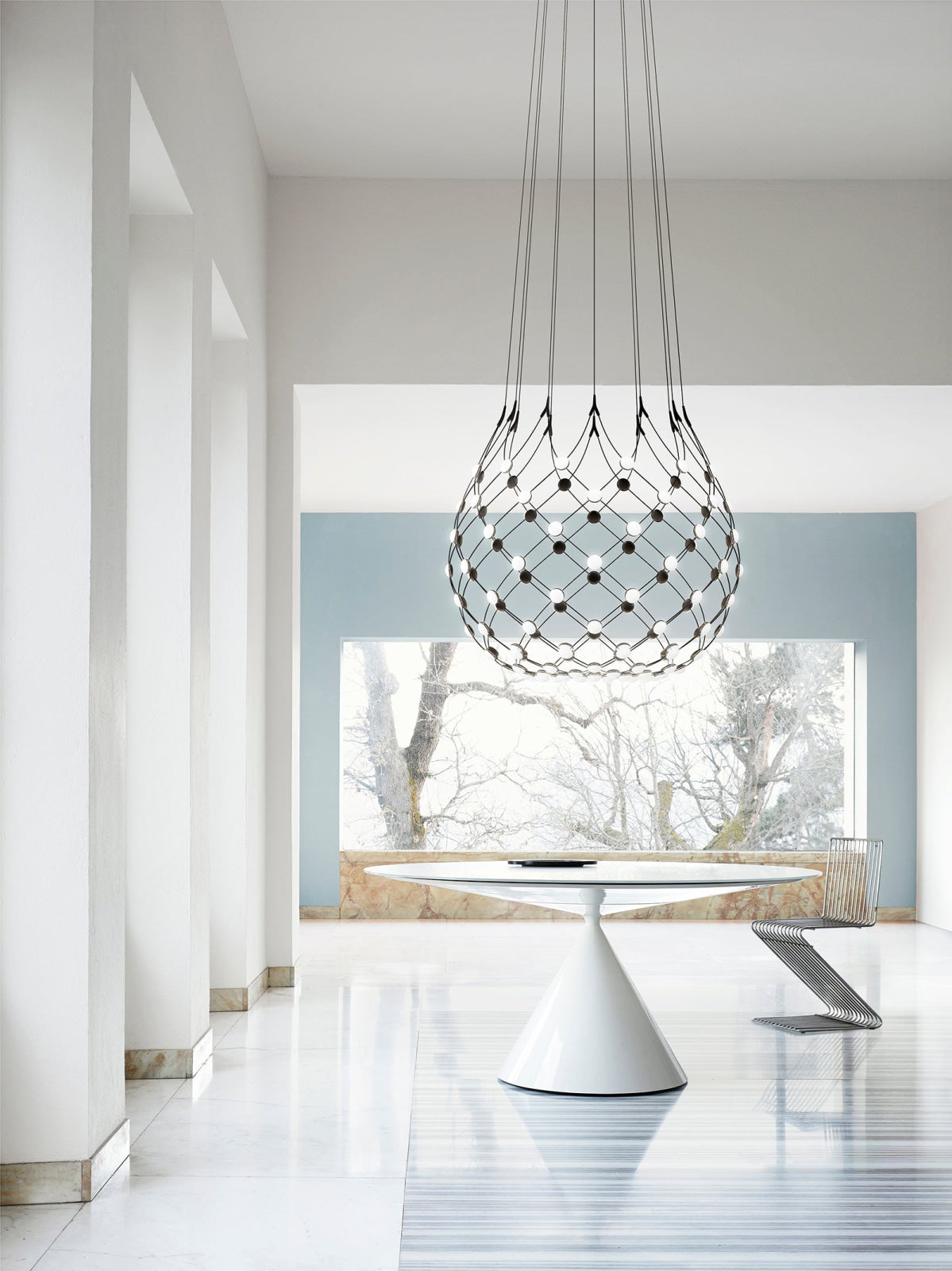MESH D86KT103 Black Suspension Lamp