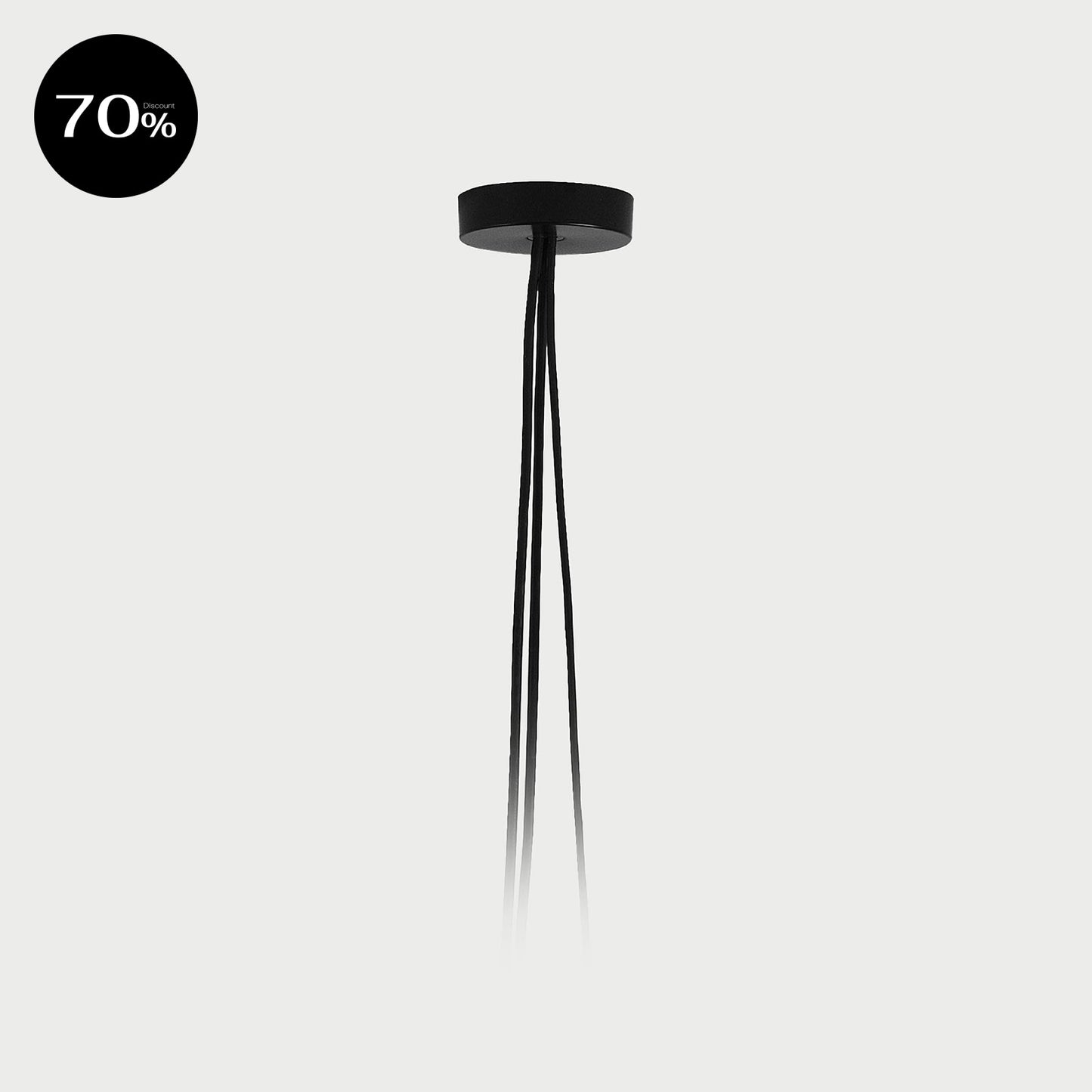 AIM MULTI CANOPY Black Suspension Lamp