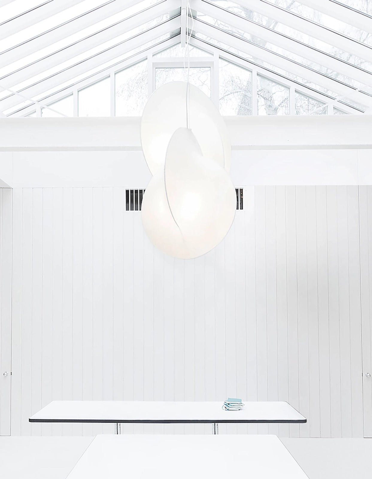 OVERLAP SUSPENSION 2 White Suspension Lamp