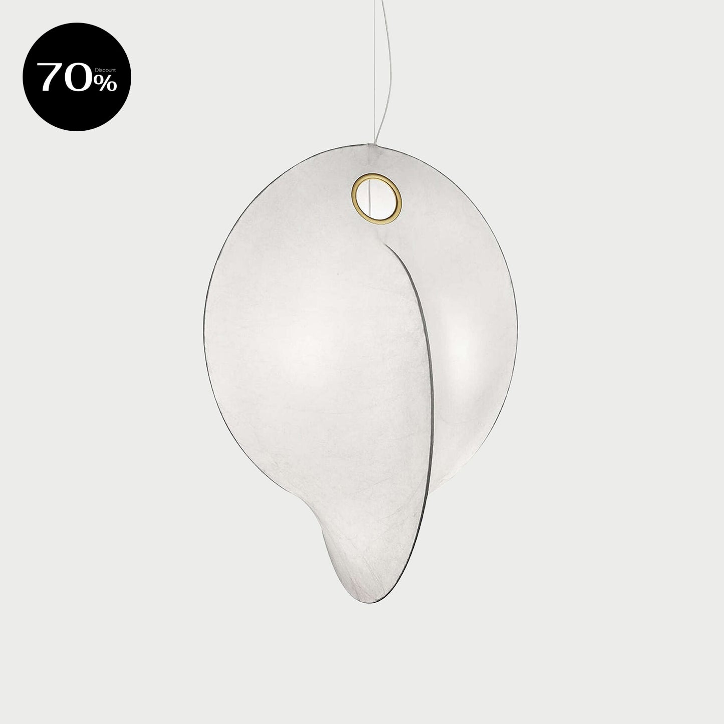 OVERLAP SUSPENSION 2 White Suspension Lamp