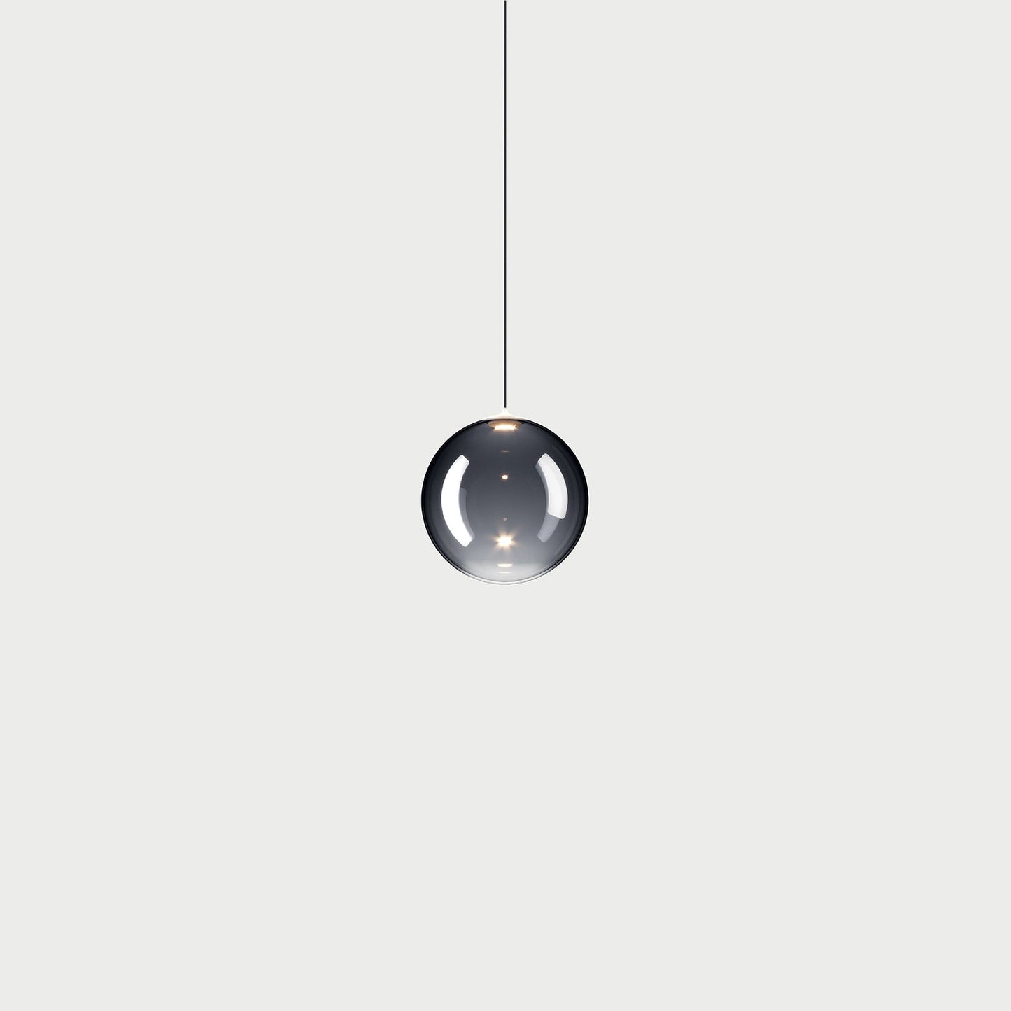 RANDOM SOLO Glossy Smoke / Random Solo 14 Suspension Lamp