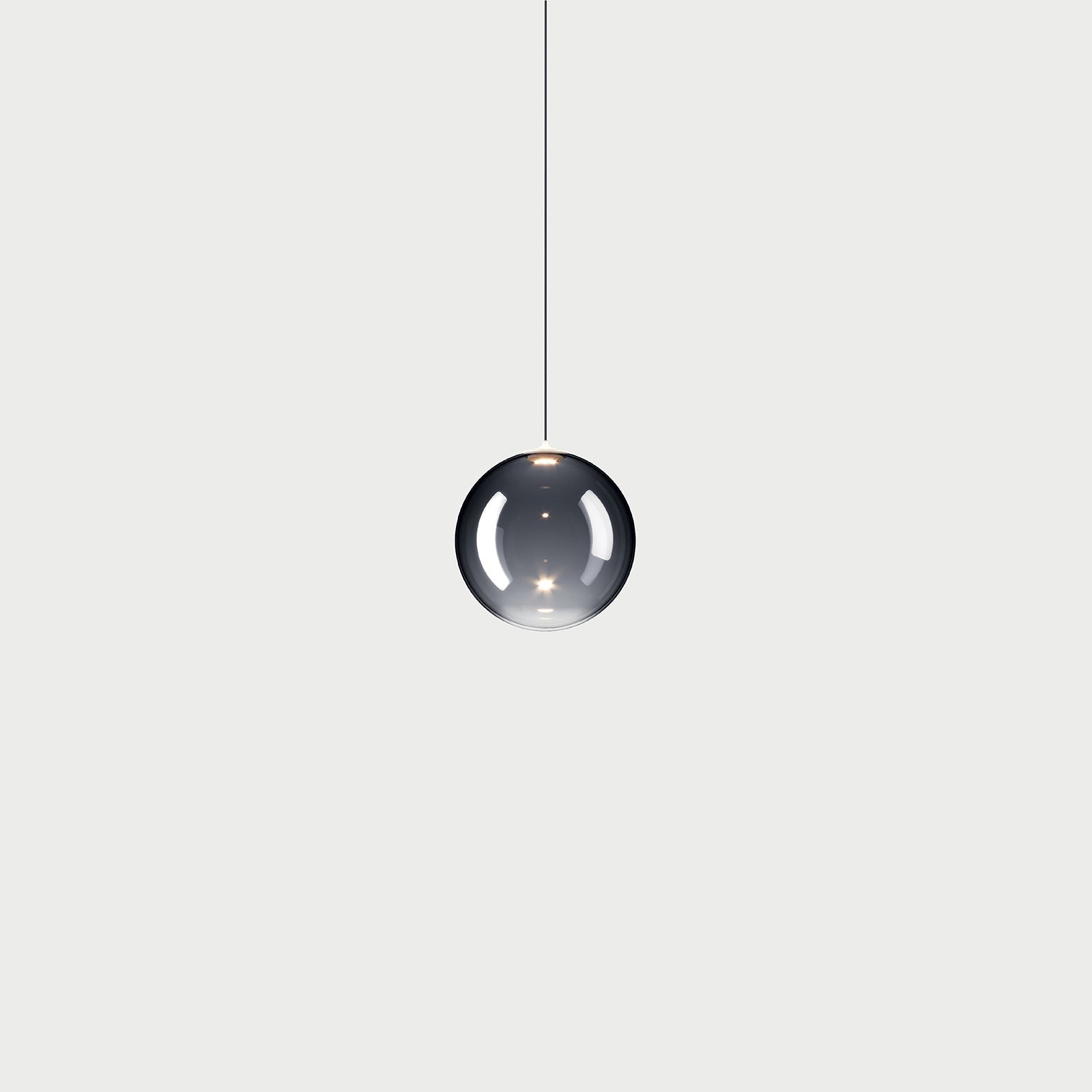 RANDOM SOLO Glossy Smoke / Random Solo 14 Suspension Lamp