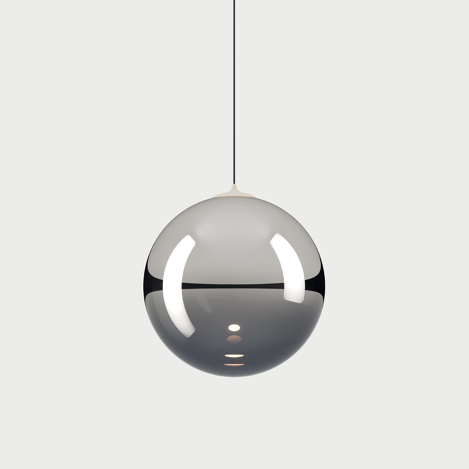 RANDOM SOLO Chrome / Random Solo 28 Suspension Lamp