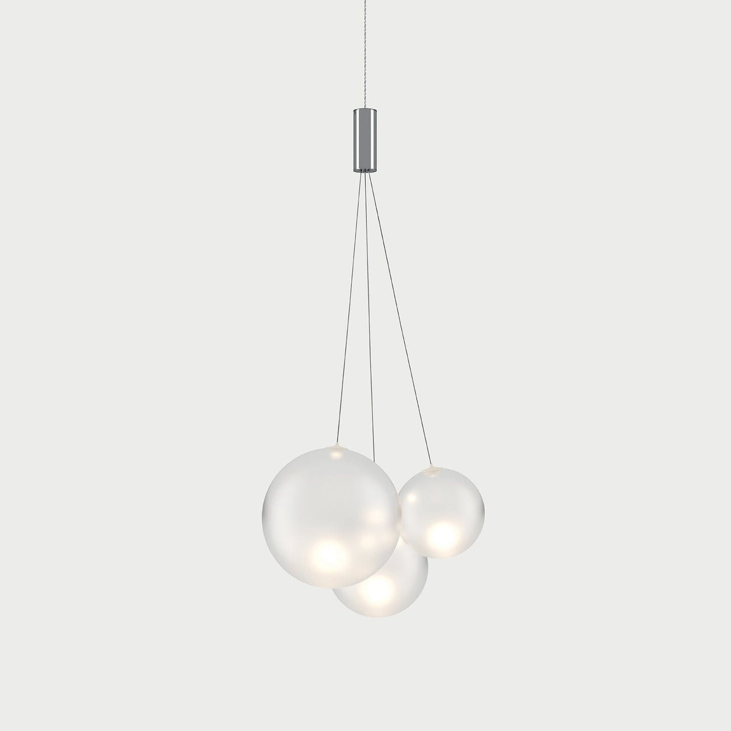 RANDOM Frosted White Suspension Lamp