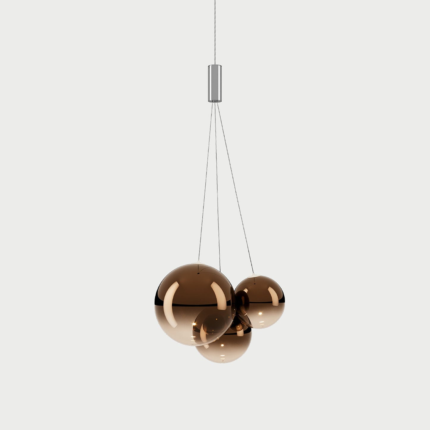 RANDOM Glossy Bronze Suspension Lamp