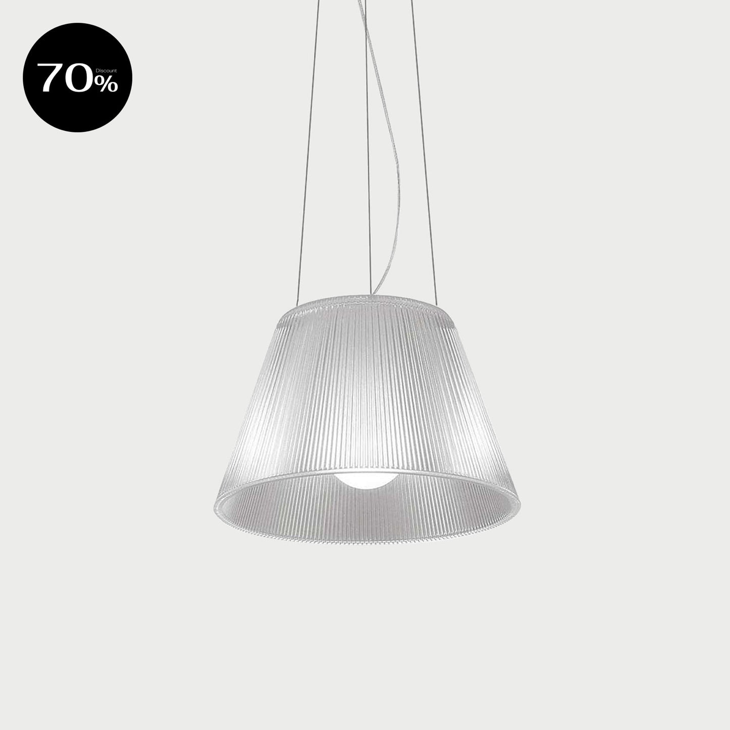 ROMEO MOON SUSPENSION 1 Glass Suspension Lamp