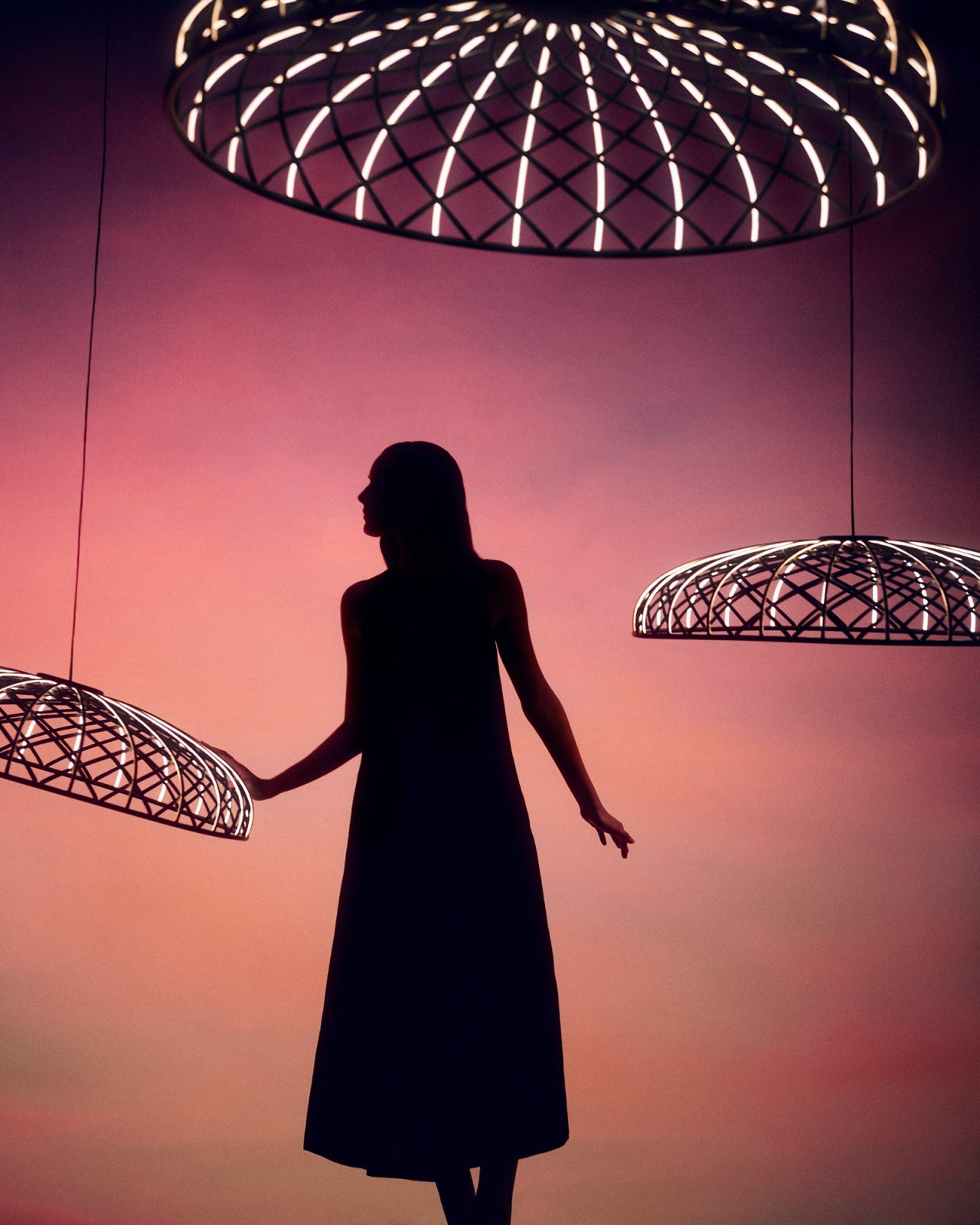 SKYNEST ANTHRACITE Anthracite Suspension Lamp