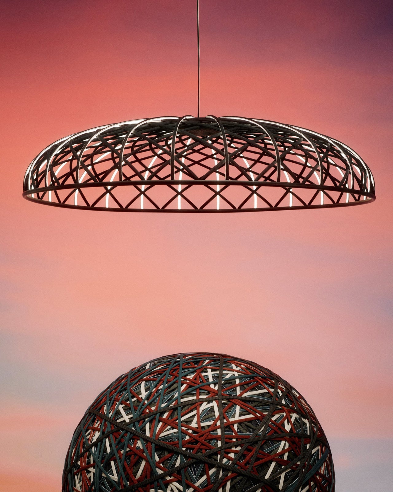 SKYNEST ANTHRACITE Anthracite Suspension Lamp