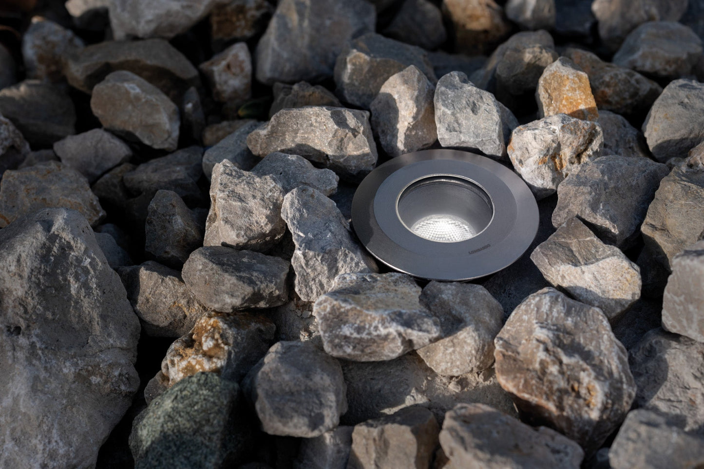 INC 50 Satin Grey Exterior Ground recess Lamp