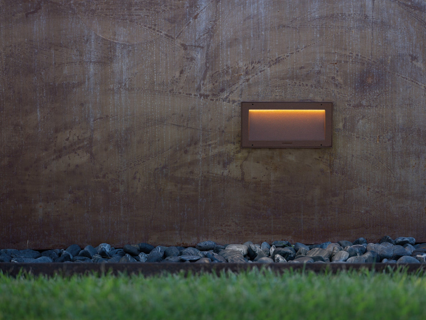 KOI 220 Grey anthracite RAL 7021 Exterior Wall Lamp