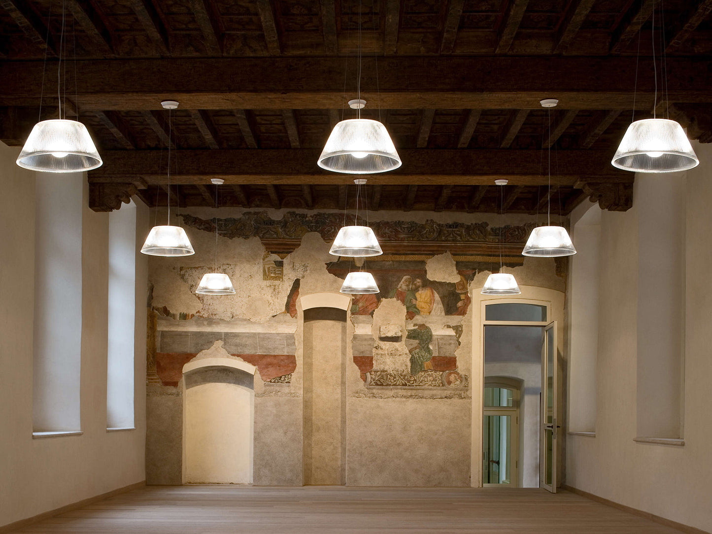 ROMEO MOON SUSPENSION 2 Glass Suspension Lamp