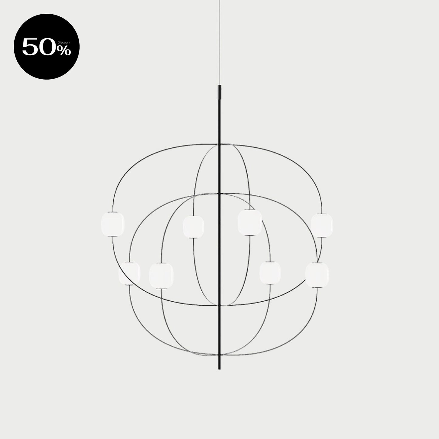 AXIA - Black Chrome - Suspension Lamp