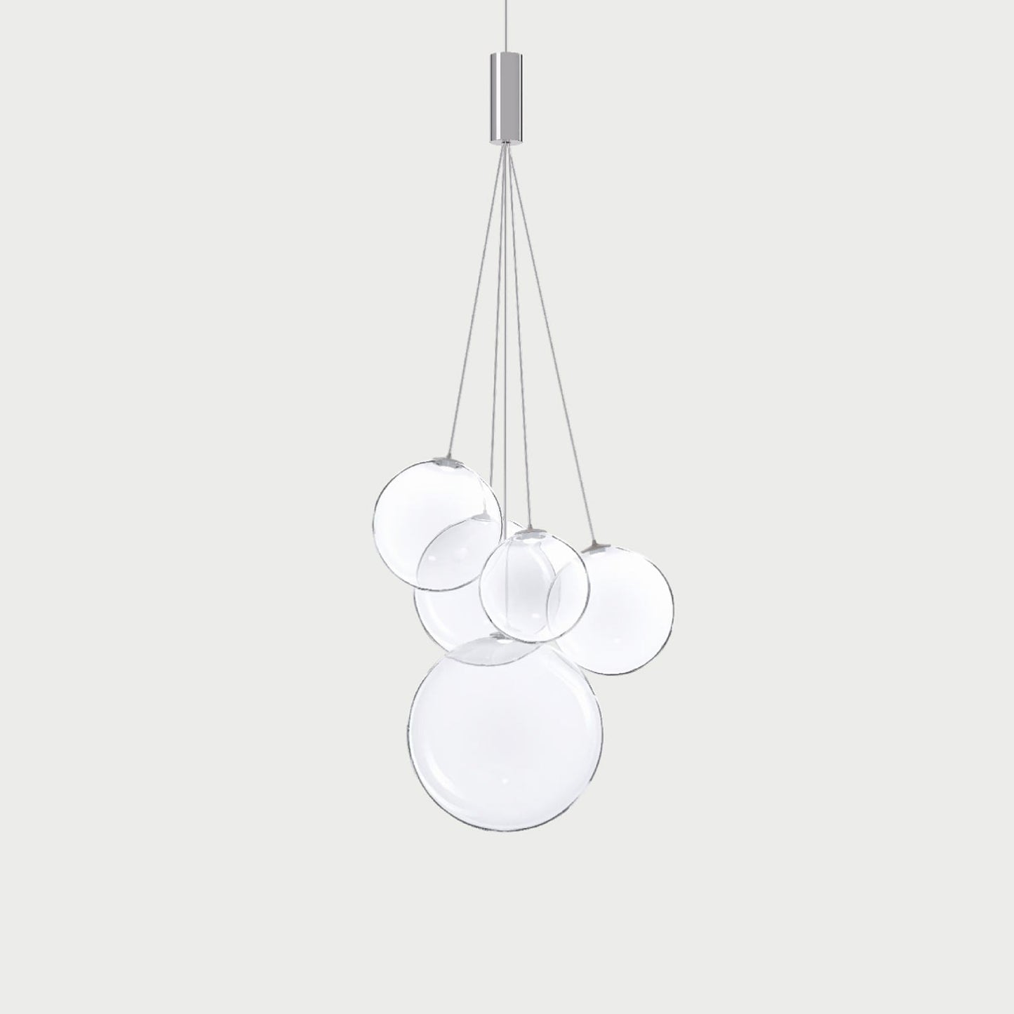 RANDOM FIVE - Clear - Suspension Lamp