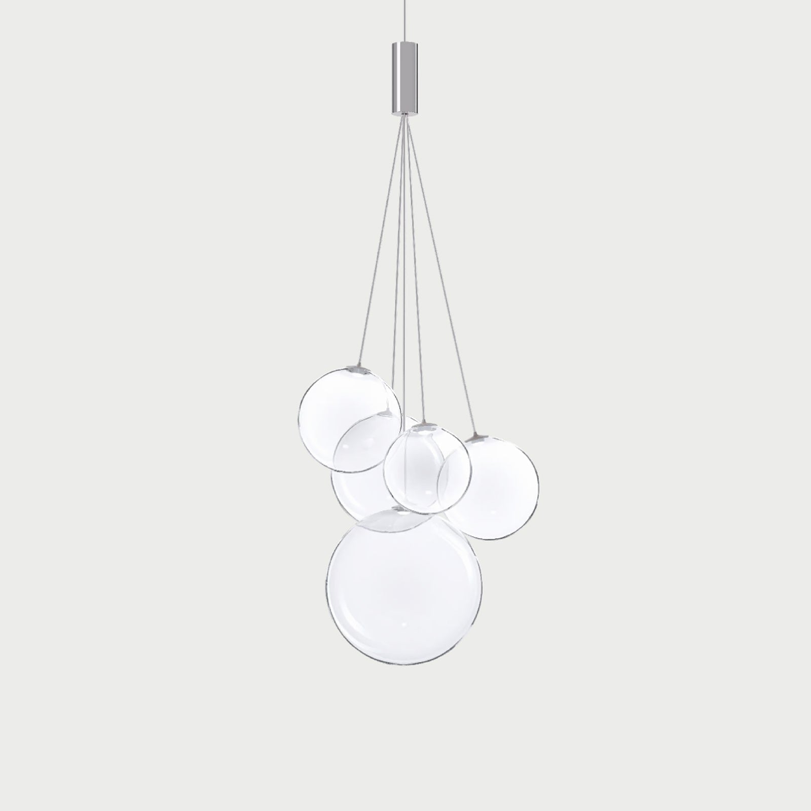 RANDOM FIVE - Clear - Suspension Lamp