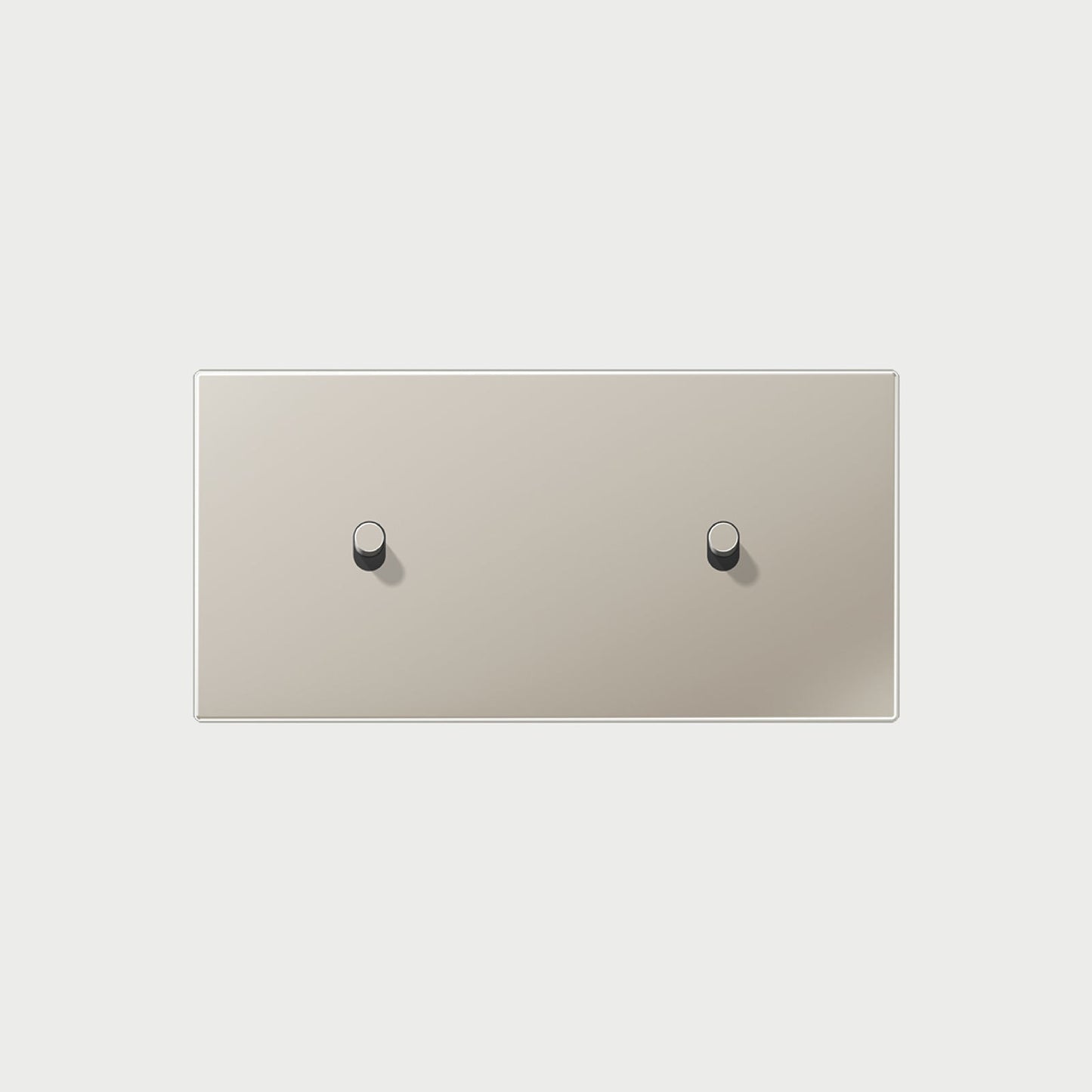 2 X 1 Toggle Horizontal Stainless Steel / Way Cover