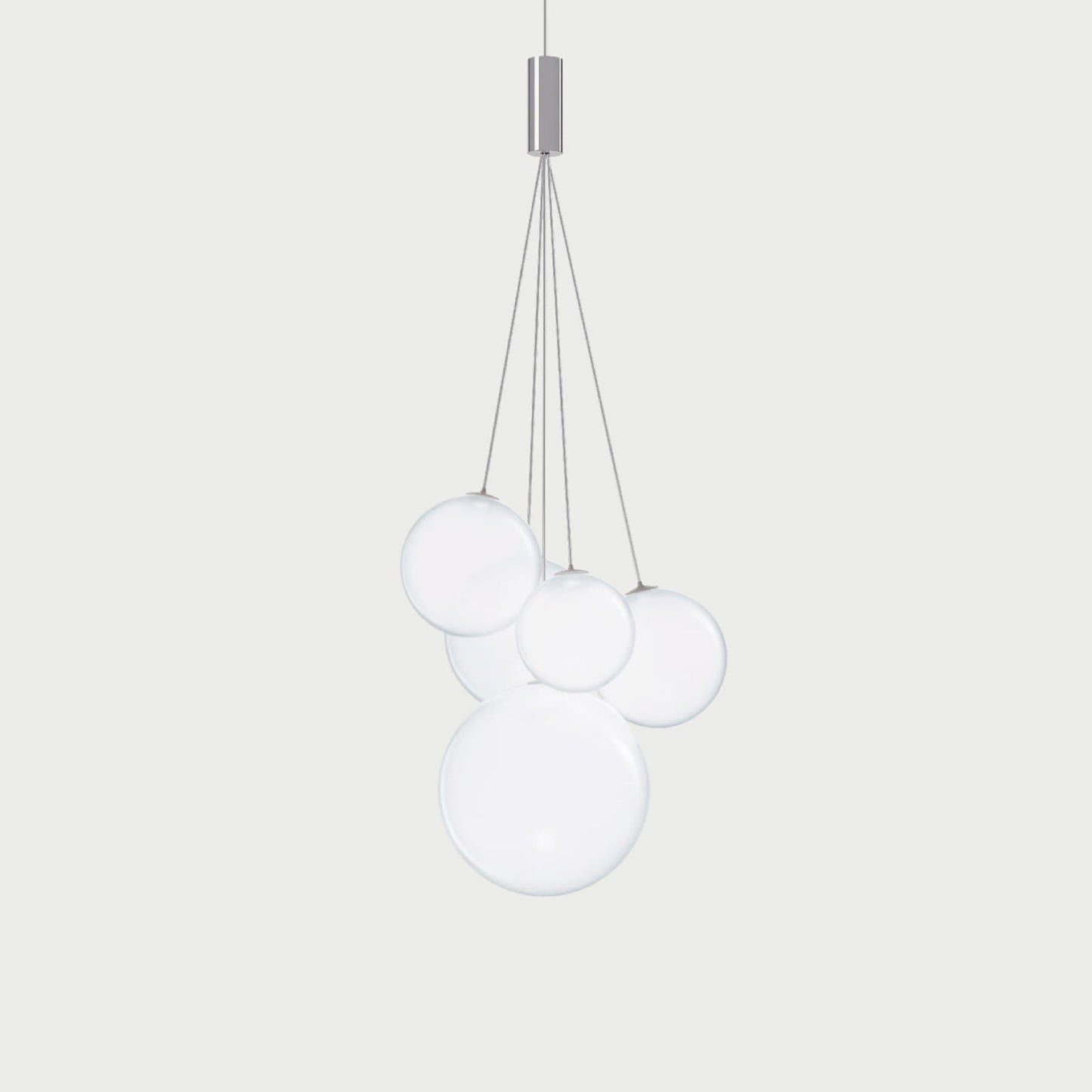 RANDOM FIVE - Frosted White - Suspension Lamp