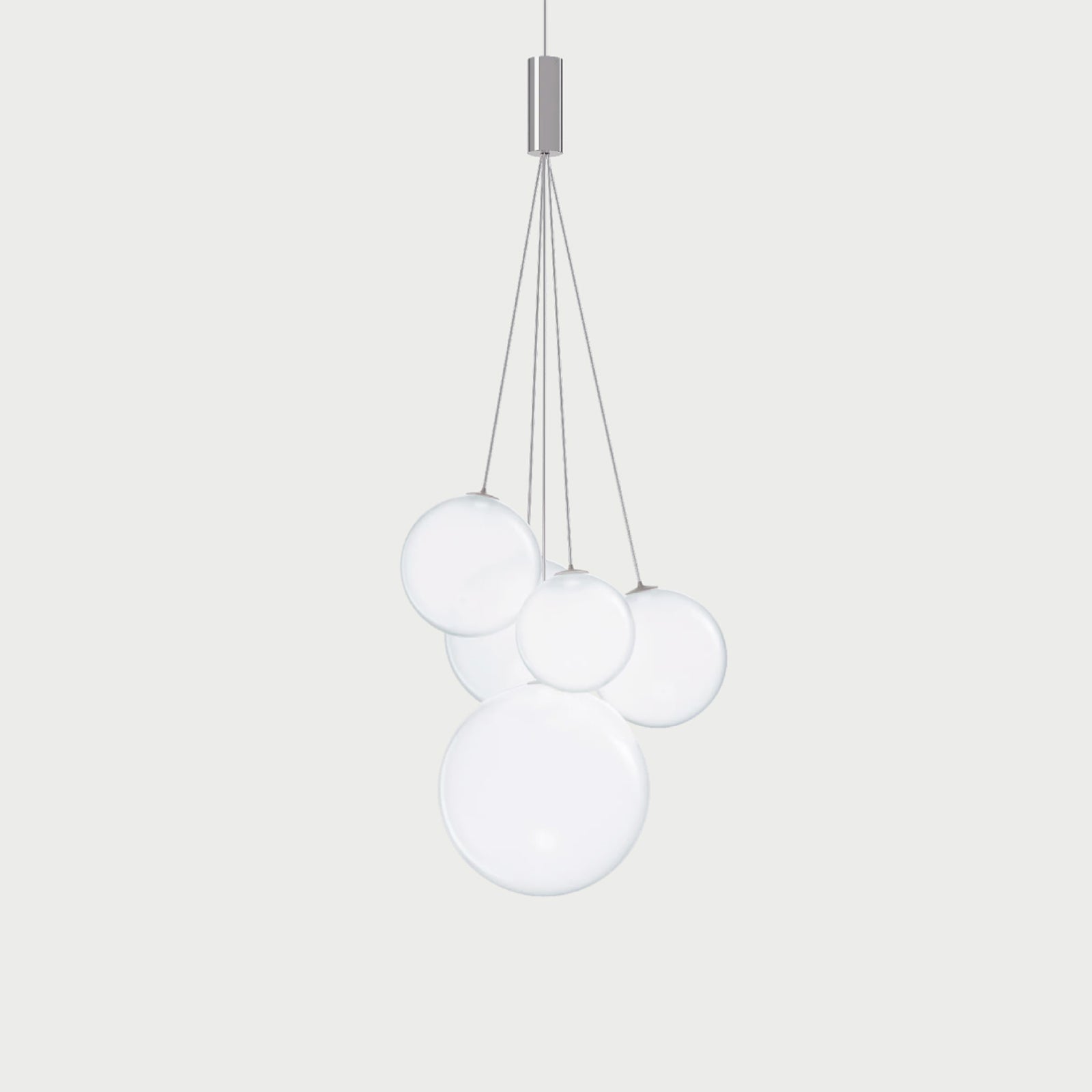 RANDOM FIVE - Frosted White - Suspension Lamp