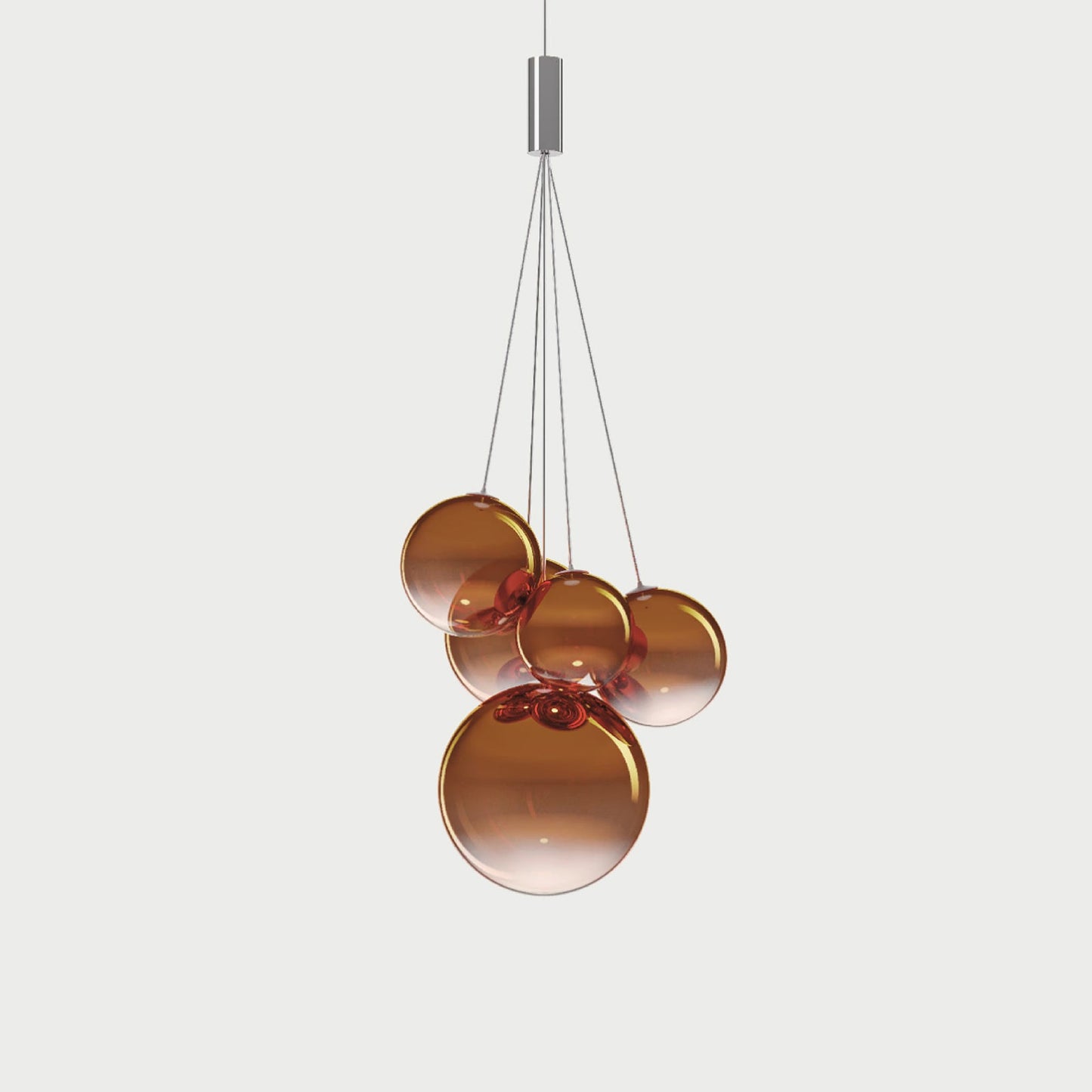 RANDOM FIVE - Mandarin Orange - Suspension Lamp