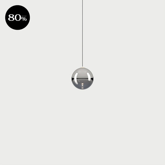 RANDOM SOLO Chrome / Random Solo 10 Suspension Lamp