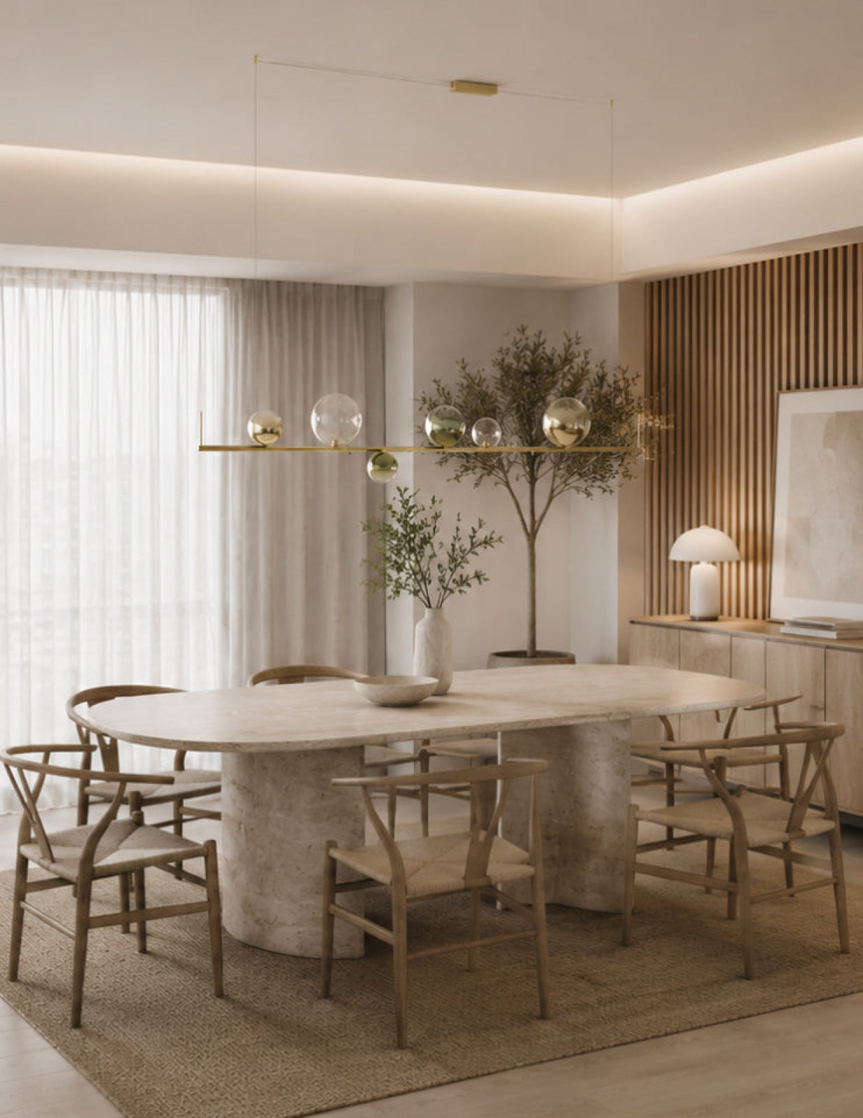 RANDOM STICK XL (POLISHED GOLD) - Suspension Lamp