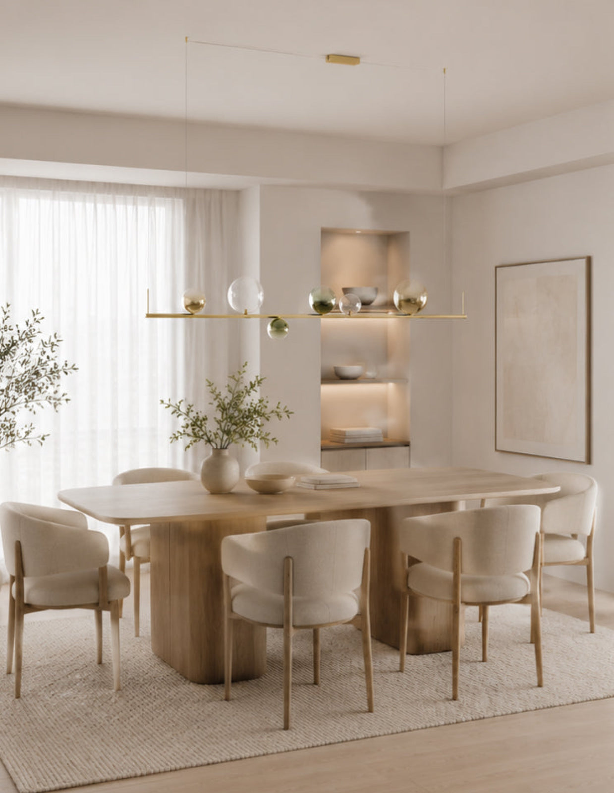 RANDOM STICK XL (POLISHED GOLD) - Suspension Lamp