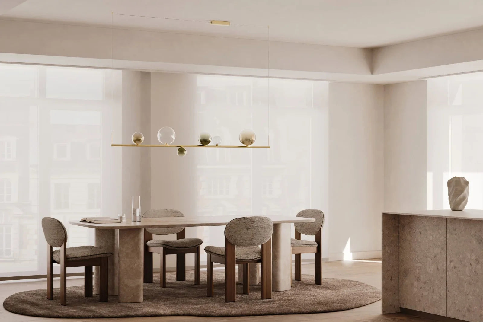 RANDOM STICK XL (POLISHED GOLD) - Suspension Lamp