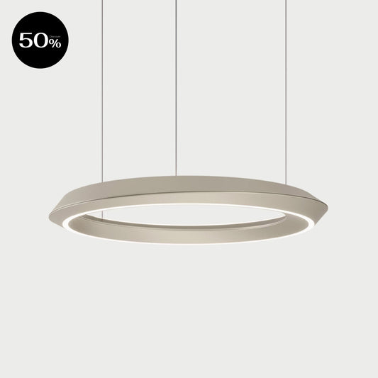 TIDAL SUSPENSION - Extra Matt Champagne - Suspension Lamp