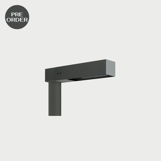 Flag 330 Post Grey Anthracite Ral 7021 Exterior Post Lamp