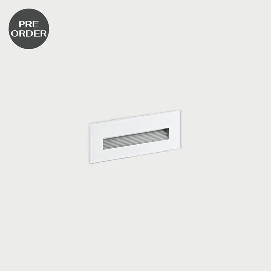 Stile Next 506L Asimmetrico Orizzontale White Exterior Wall Lamp