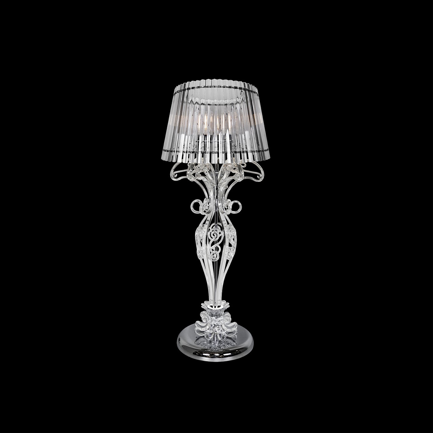 STAND LAMPS CRYSTAL SHADE